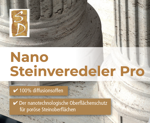 Steinveredelung mit Nano Steinveredeler Pro - Naturstein schützen