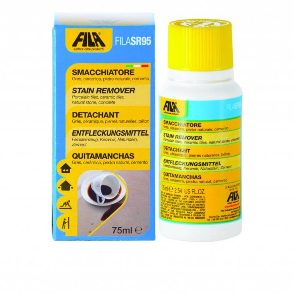 FILA SR95 - Entfleckungsmittel (Entfleckungsmittel für Feinsteinzeug, Keramik, Naturstein, Cotto und Zement)